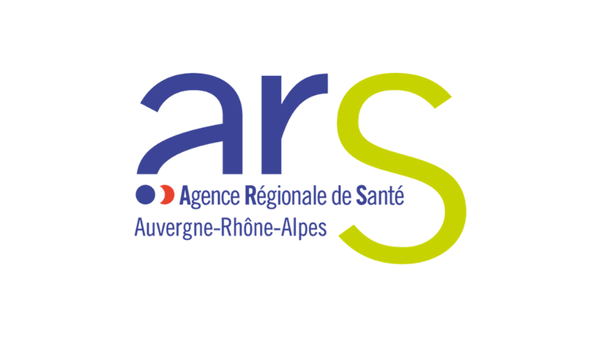 Logo de l’Agence Régionale de Santé Auvergne-Rhône-Alpes (ARS), partenaire institutionnel de la Maison de Naissance PHAM.